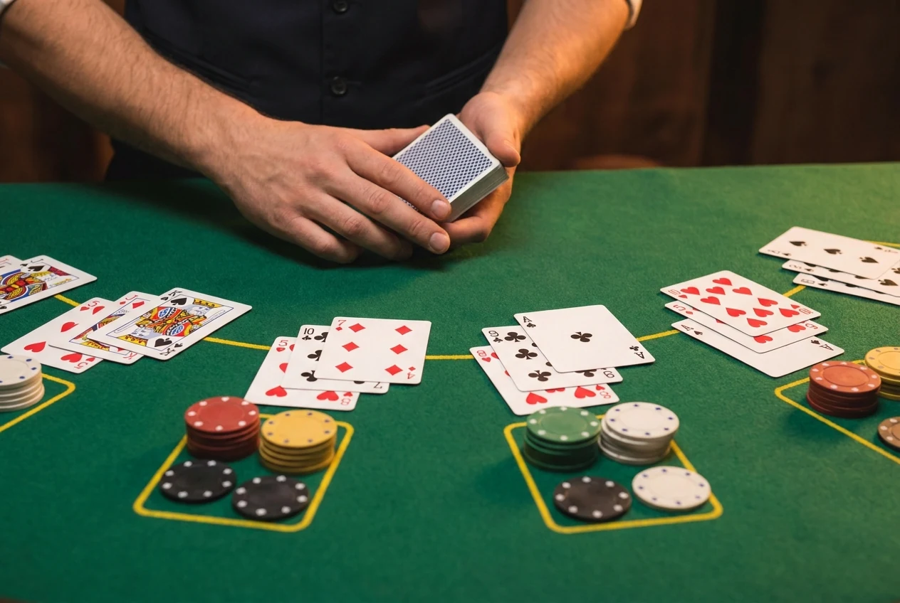 Table Blackjack Single Deck su Spinorhino